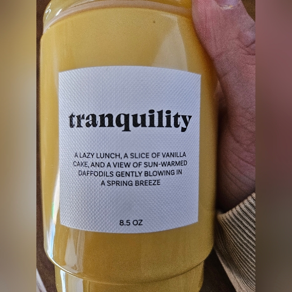 Tranquility Vanilla Candle - Picture 2 of 5